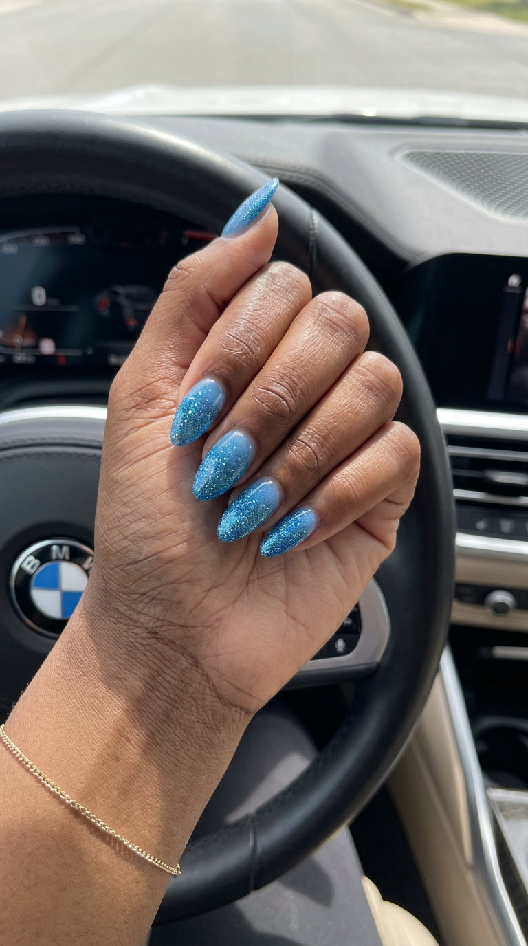 Fuchsia Jelly French Nails 2026 | Chic Brunch Style Fuchsia jelly micro-French nails for dark skin 2026. Playful and chic for casual outings and summer brunch.
