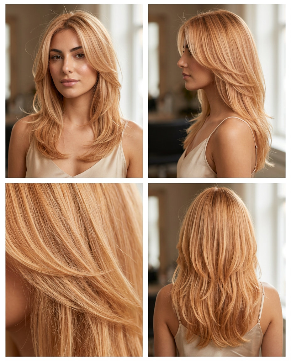 warm summer blonde hair color 2026 outfit idea - fashion styling inspiration