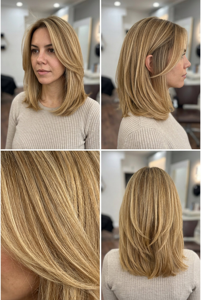 warm summer blonde hair color 2026 outfit idea - fashion styling inspiration