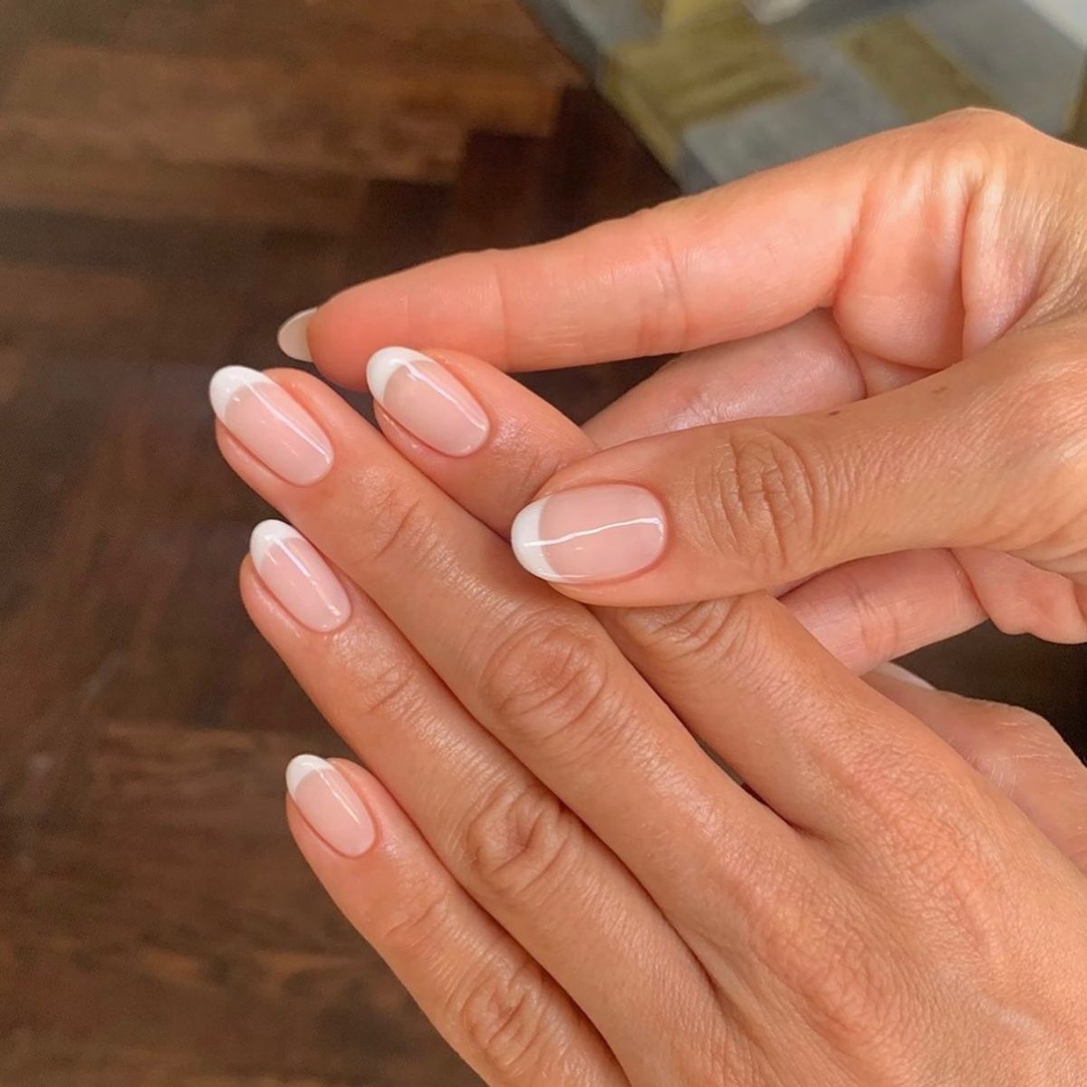 Classic French Manicure Oval Nails Classic French Manicure Oval Nails — Oval Nails 2027