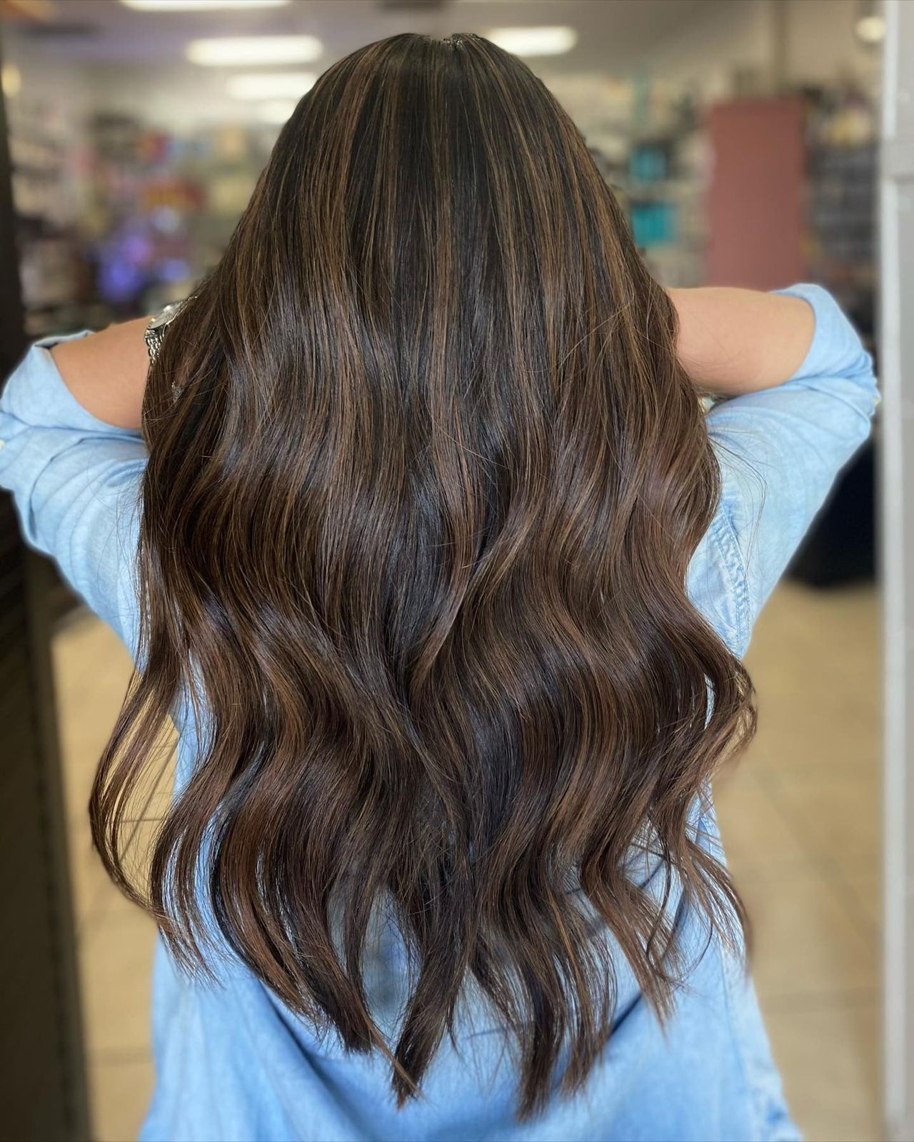 Seamless Colour Transition Visual Idea — Balayage on Dark Brown Hair 2027