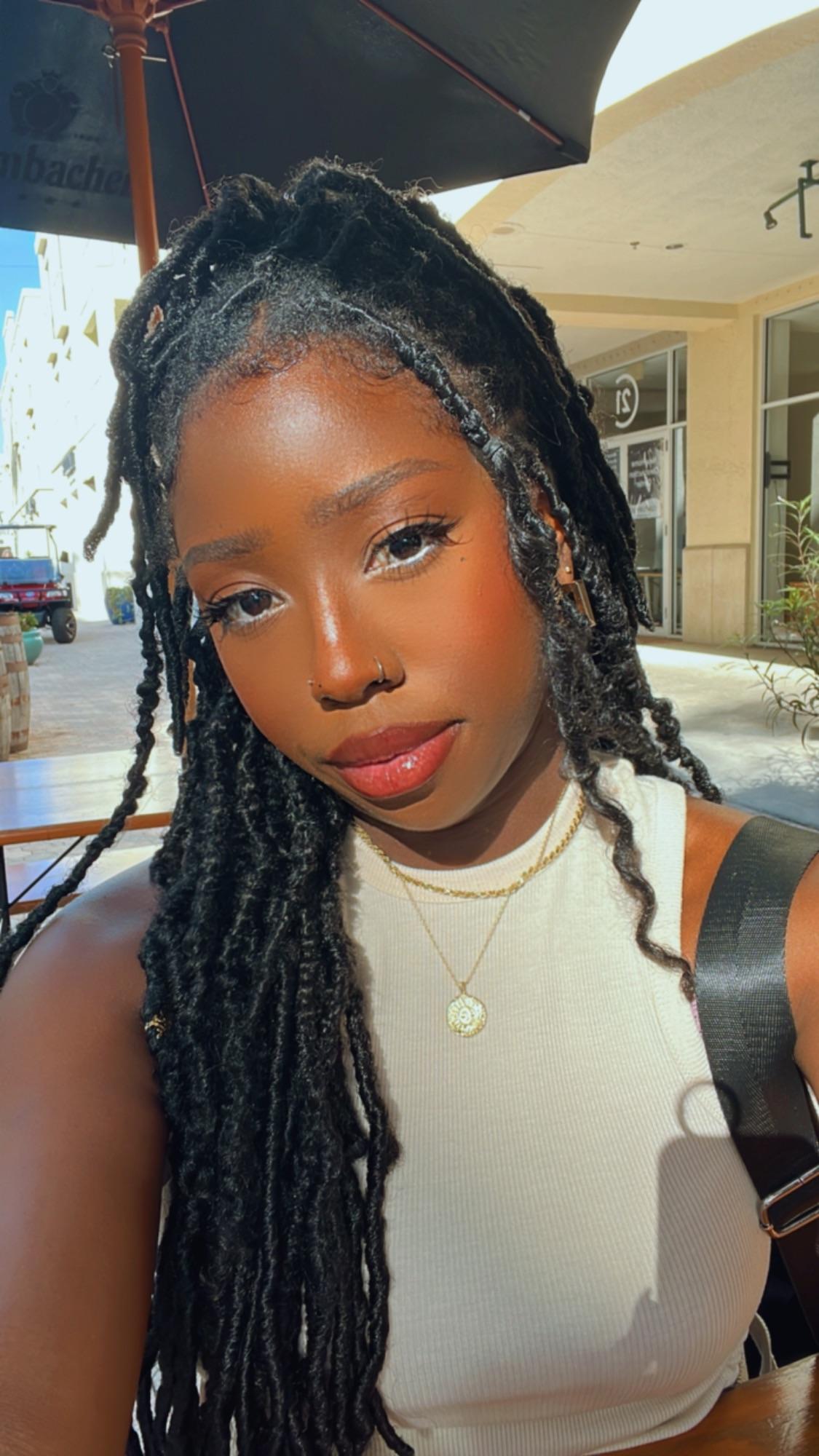 Voluminous Mid-Back Black Locs — Soft Locs 2027