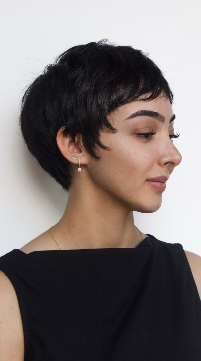 Textured Pixie with Piecey Bangs — Pixie 2027 for Natural Hair