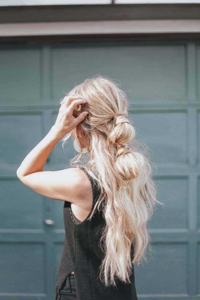 Blonde Visual Idea — Ponytail Hairstyles 2027 for Thin Hair