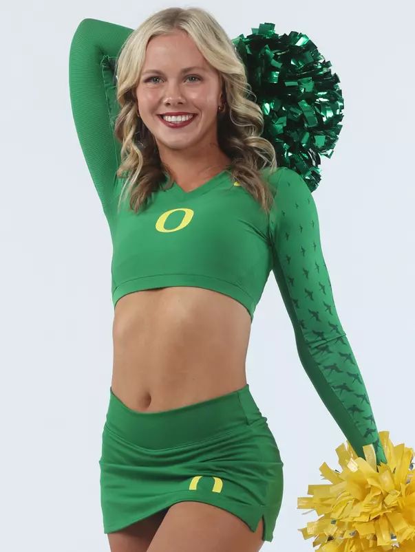 Athletic Set with Team Logo and Pom-Poms Athletic Set with Team Logo and Pom-Poms — Cheer Outfits for Women 2027