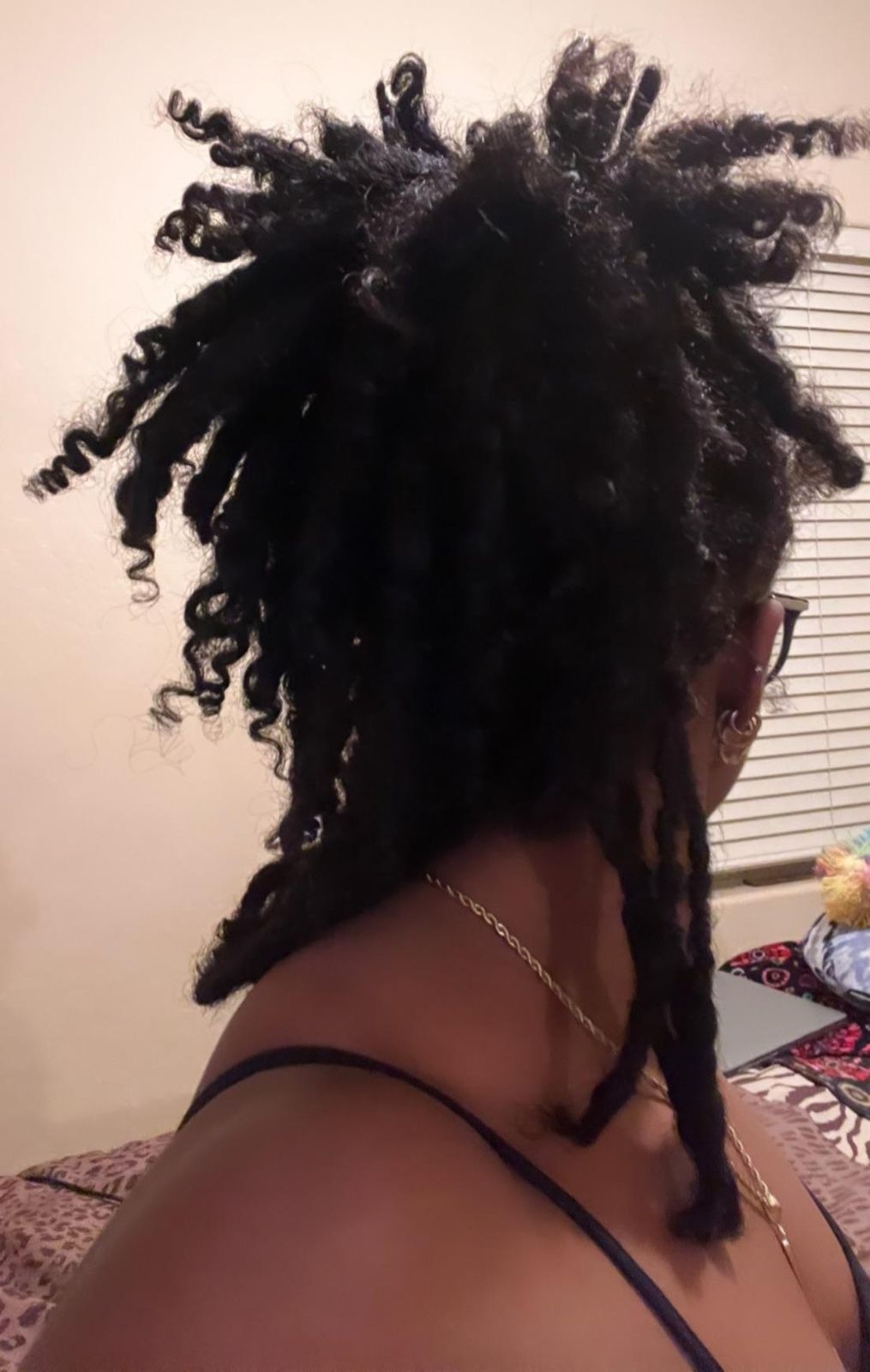 Mid-Back Black Curly Locs With Curly Ends Mid-Back Black Curly Locs With Curly Ends — Curls Locs 2027