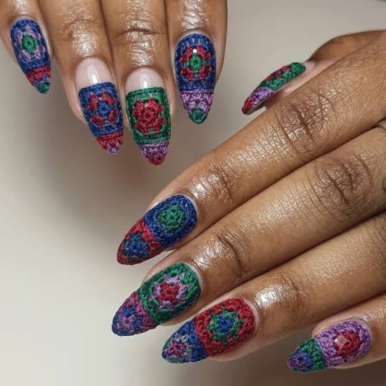 Crochet Pattern On All Nails Visual Idea Crochet Pattern On All Nails Visual Idea — Gel X Nails 2027