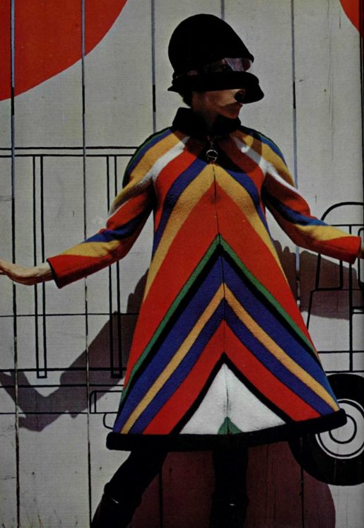 Chevron Patterned Coat: A 60s Mod Essential — Mod Outfits 2027