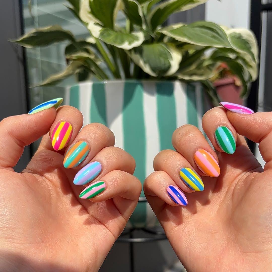 Summer Playful Visual Idea Summer Playful Visual Idea — Different Color Each Nail 2027