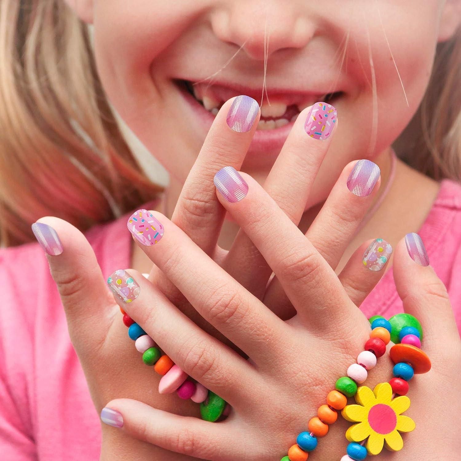 Sheer Pink Donuts and Sprinkles Sheer Pink Donuts and Sprinkles — Toddler Nails 2027