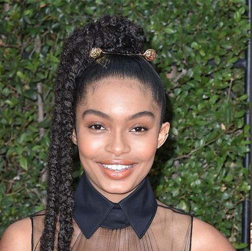 Black High Ponytail With Intricate Braided Detail Black High Ponytail With Intricate Braided Detail — Second Day Hairstyles 2027