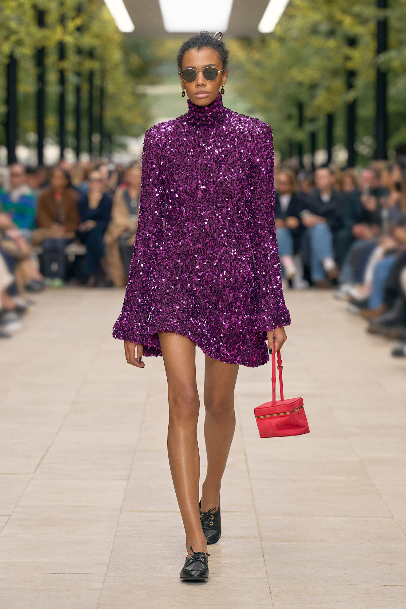 Deep Purple Sequined Mini Dress for a Glamorous Evening Deep Purple Sequined Mini Dress for a Glamorous Evening — Lavender Outfits 2027