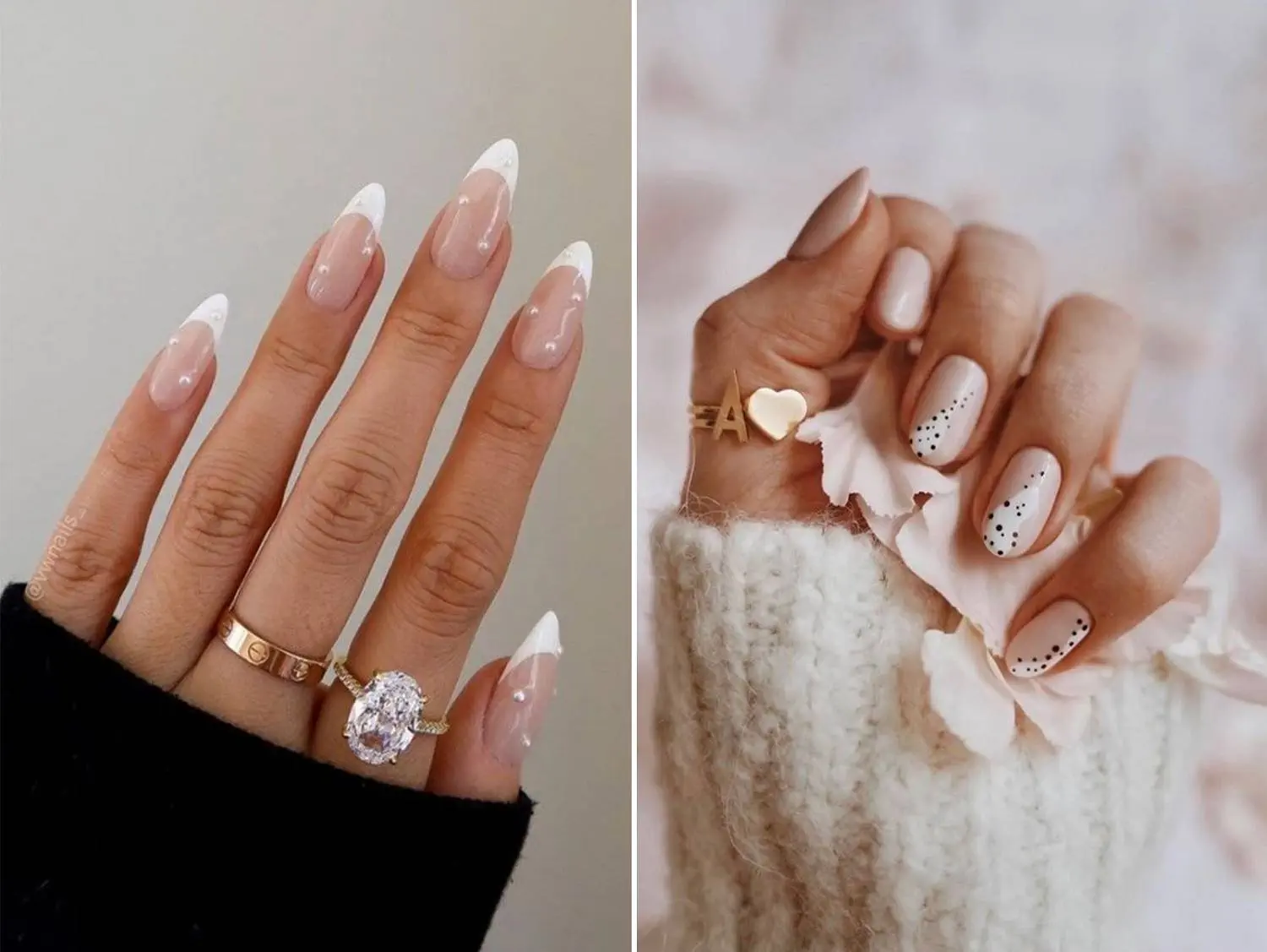 Sheer Pink French Subtle Dot Sheer Pink French Subtle Dot — Simple Wedding Nails 2027