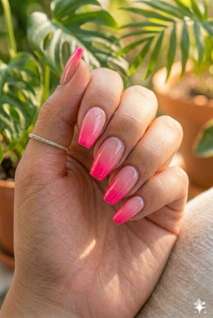 Glossy Visual Idea Glossy Visual Idea — Neon Ombre Nails 2027