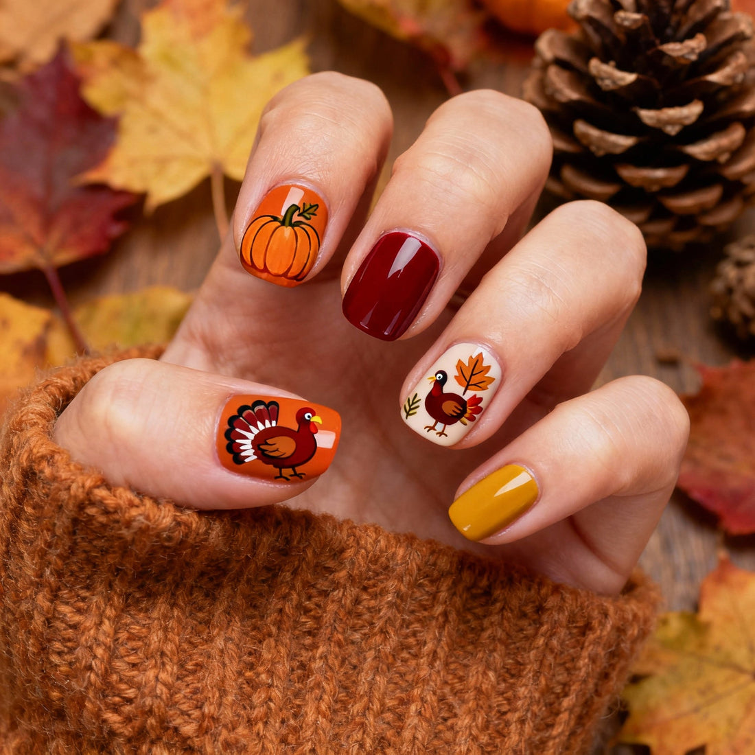 Thanksgiving Fall Visual Idea — Thanksgiving Nails 2026