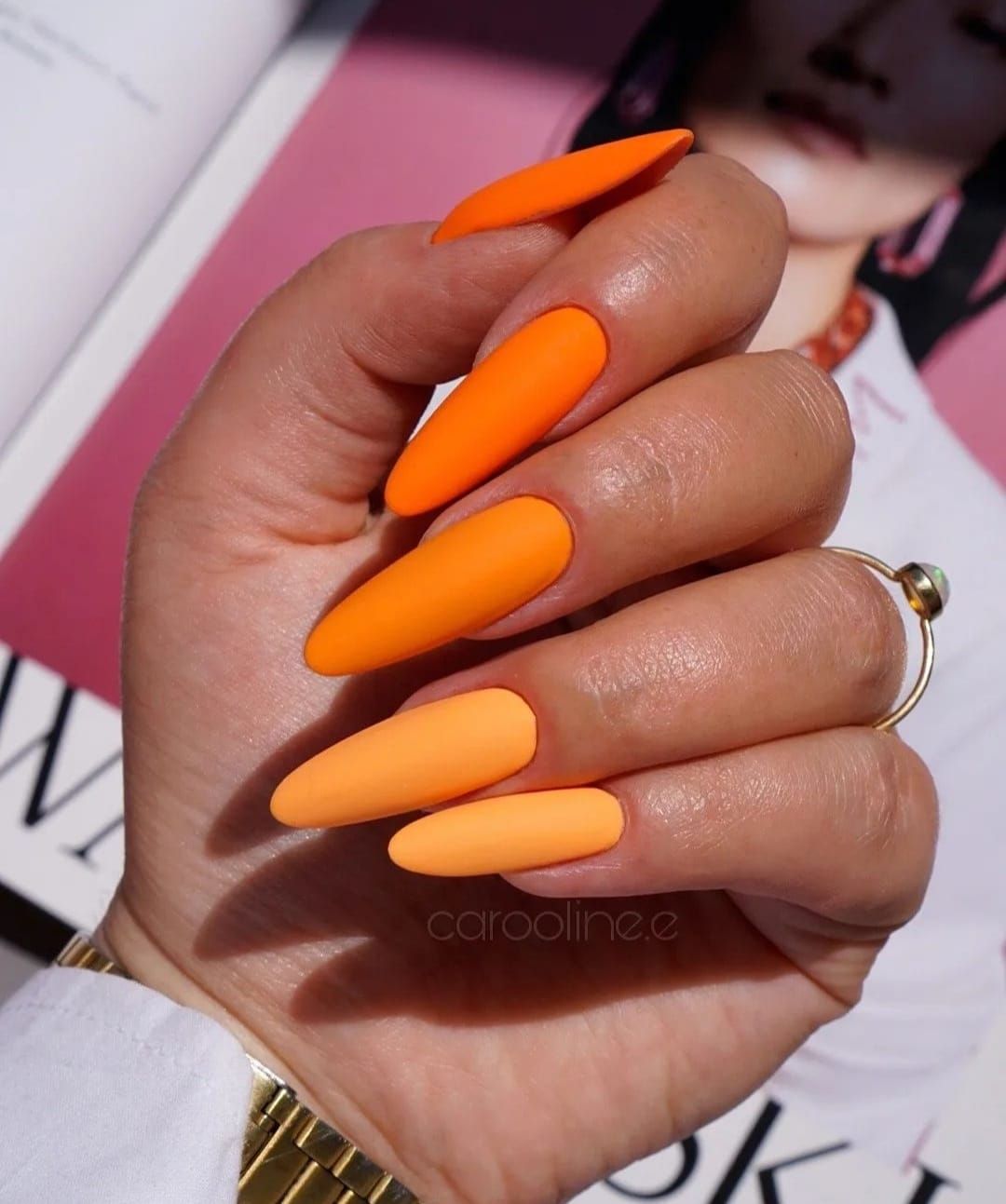 Summer Visual Idea Summer Visual Idea — Neon Matte Nails 2027