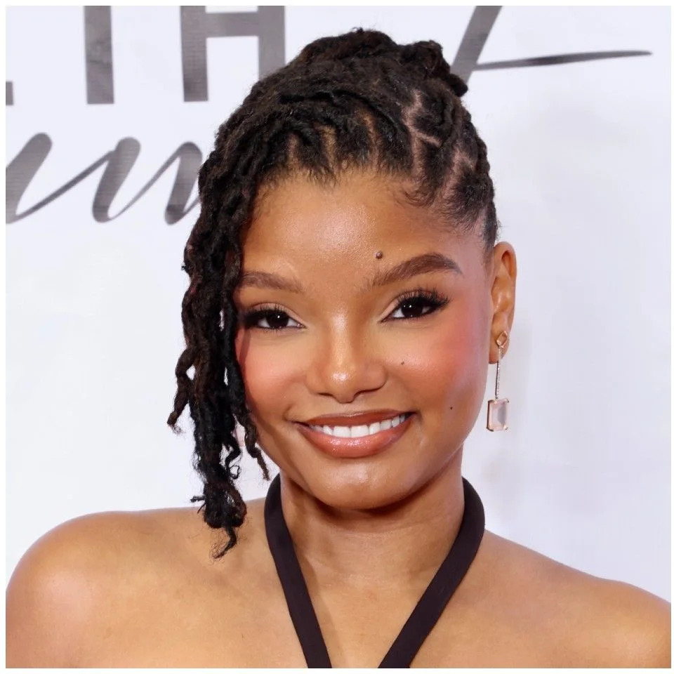 Wavy Interlocking Locs With Side Bangs Wavy Interlocking Locs With Side Bangs — Summer Locs Styles 2027