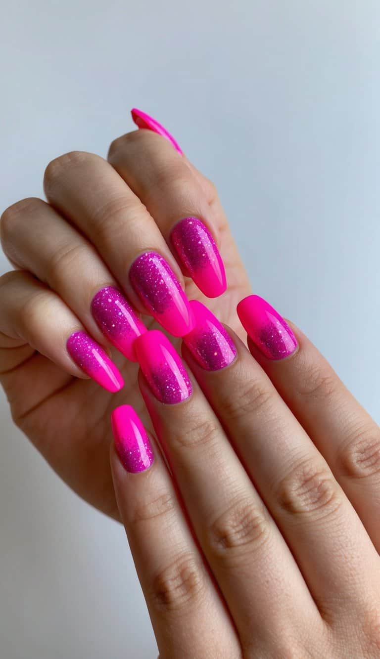 21 Hot Pink Nail Art Ideas: Dazzling Designs to Make Your Fingers Pop - We Heart Nail Designs