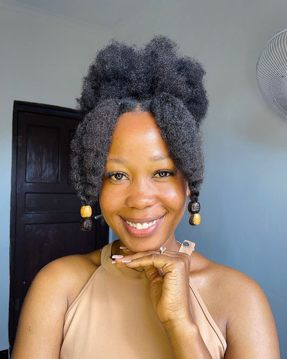 The Braided High Puff The Braided High Puff — Puff Natural Hairstyles 2027