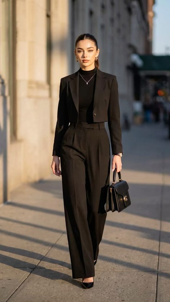 How to Wear a Cropped Blazer Without Making Your Outfit Look Too Dressy