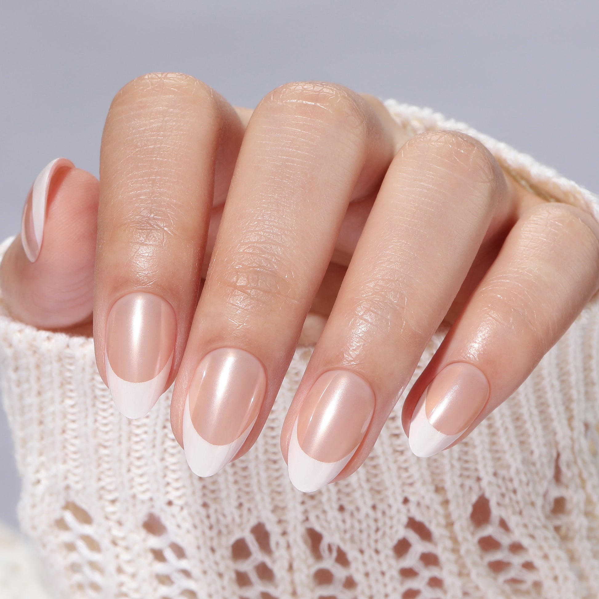 Classic White French Tip Nude Square Nails Classic White French Tip Nude Square Nails — Short Press On Nails 2027