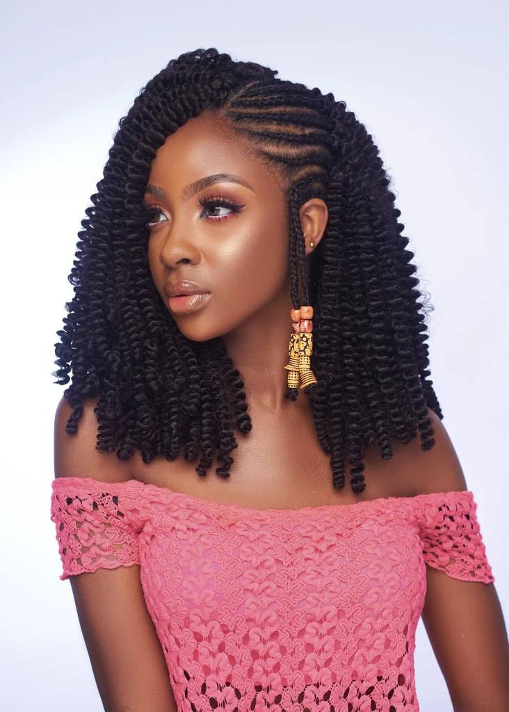 Curly Twists With Cornrow Accents Curly Twists With Cornrow Accents — Summer Cornrows 2027