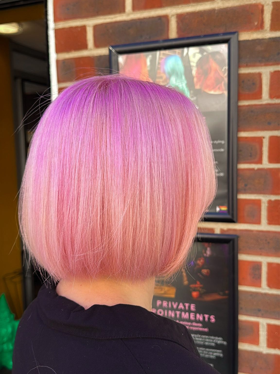 Vibrant Pink Air-Dried Bob Vibrant Pink Air-Dried Bob — Pink Bob 2027