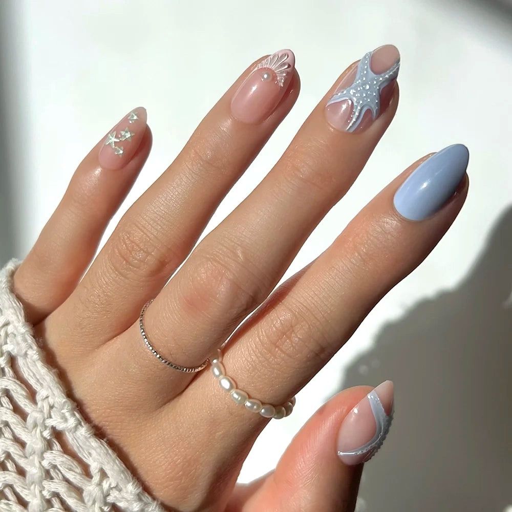 Short Almond Rose Brown Press-Ons Short Almond Rose Brown Press-Ons — Nails 2027 for Wide Nail Beds