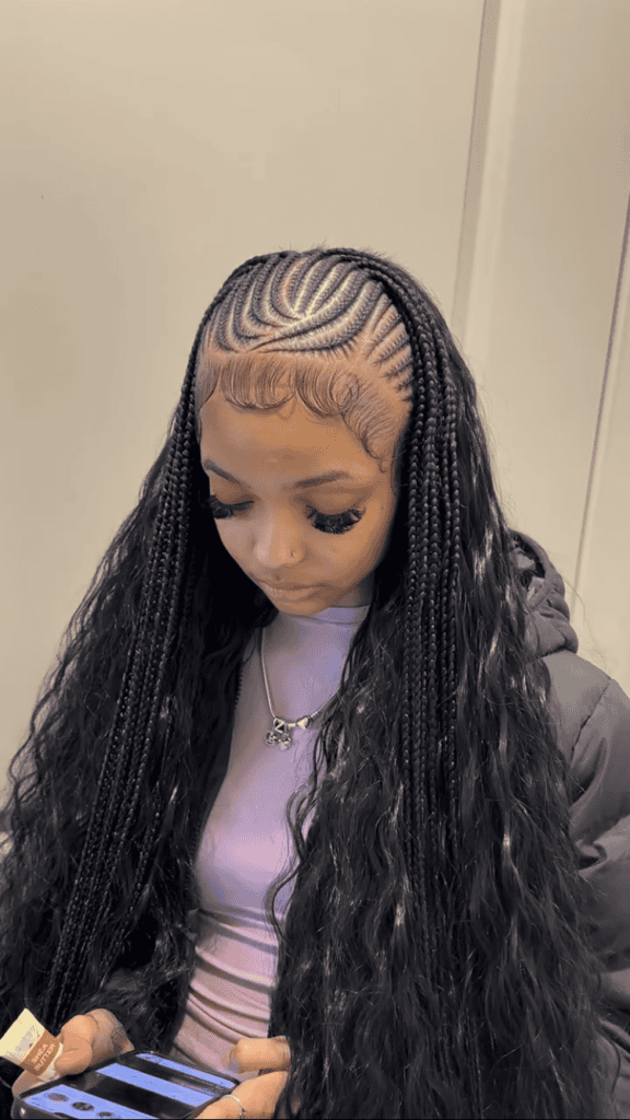 Braids with Wavy Extensions Braids with Wavy Extensions — Winter Hairstyles 2027 for Black Women