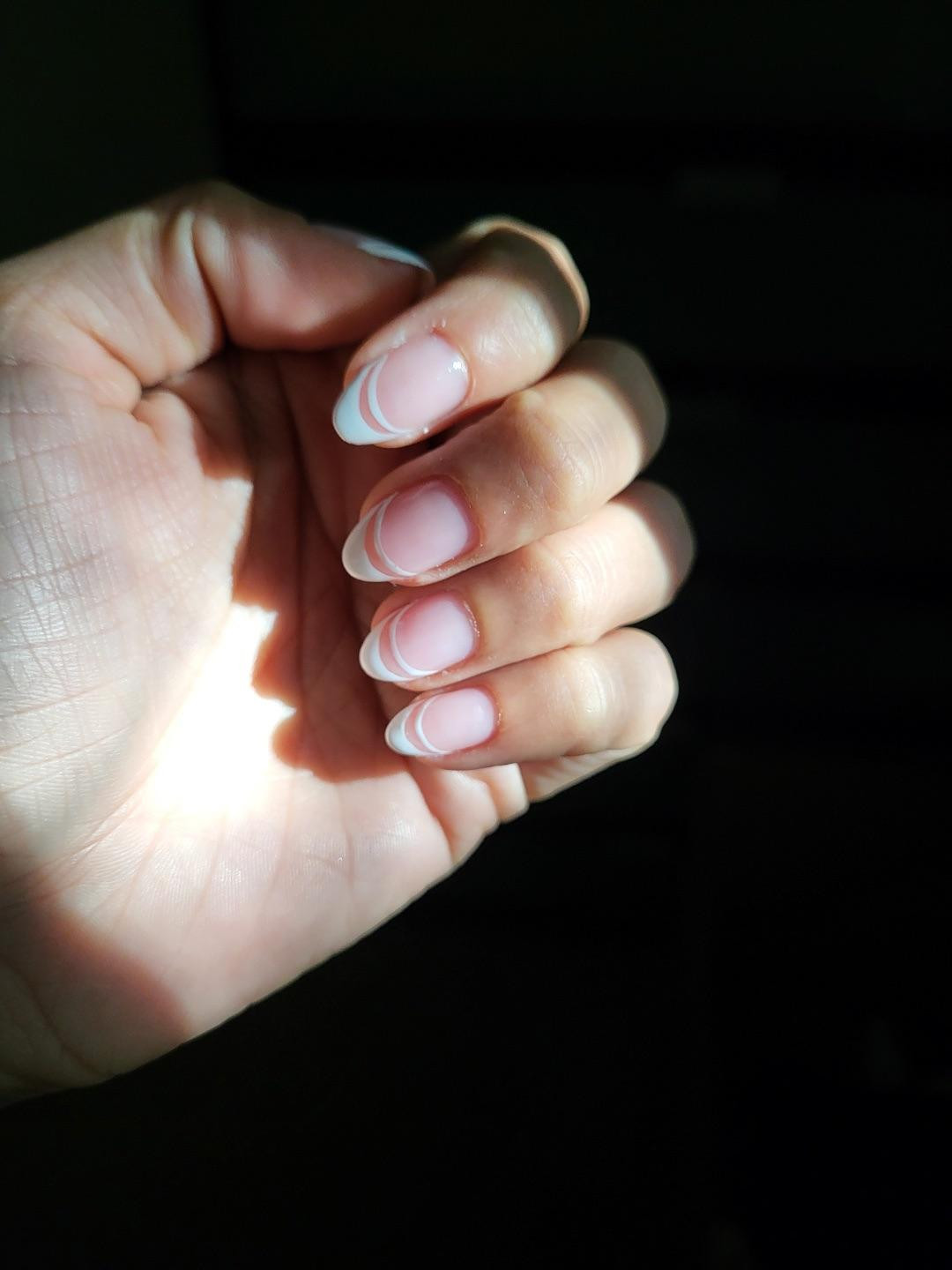 Got The Double French Today : r/Nails