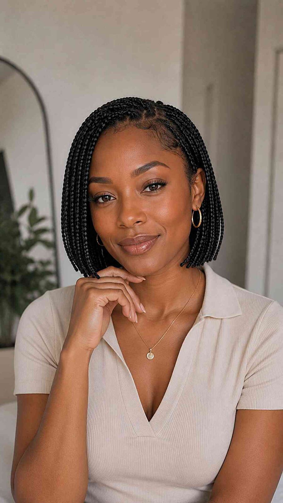 Chin Visual Idea Chin Visual Idea — Box Braids 2027 for Prom