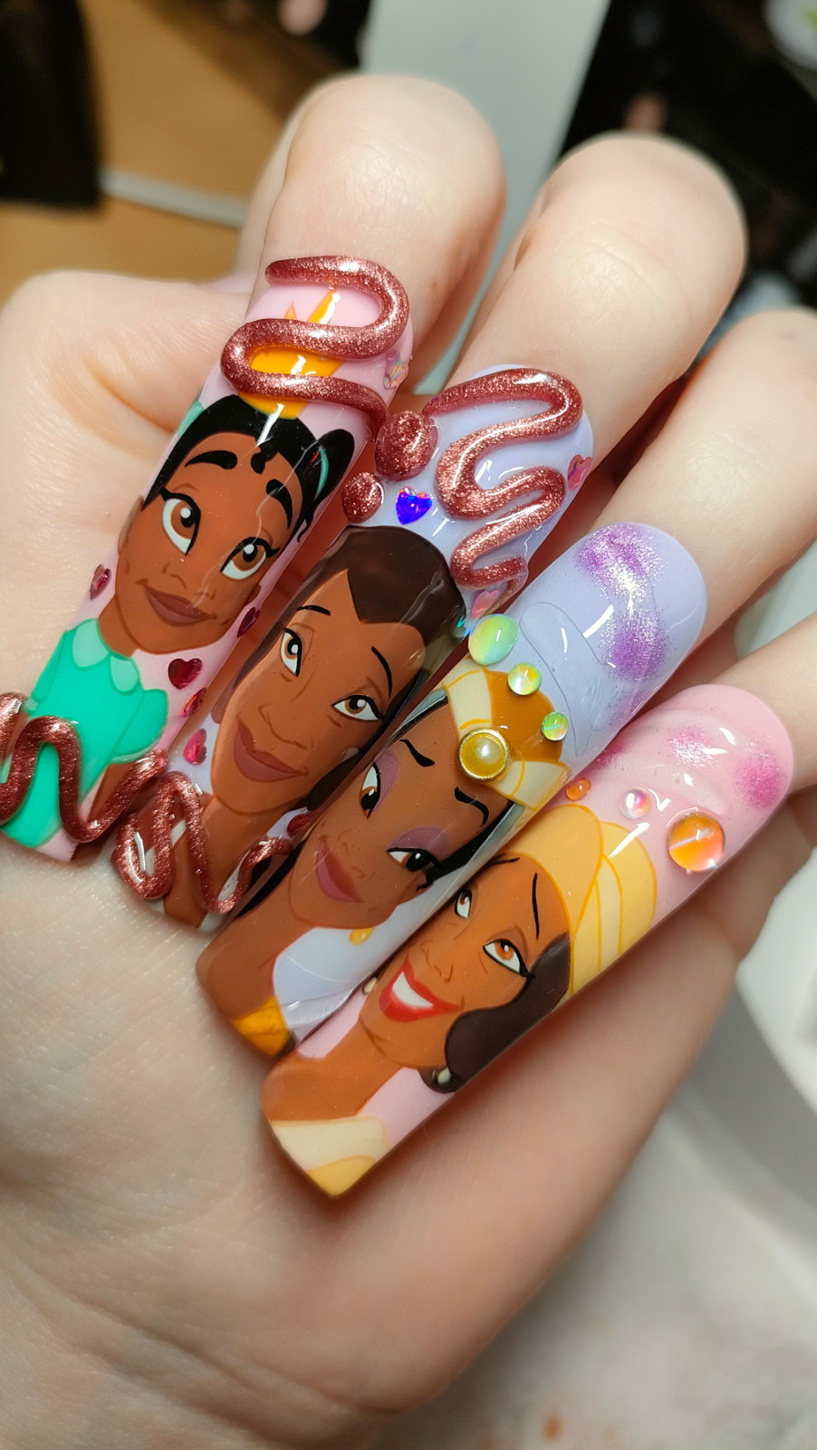Themed Event Visual Idea Themed Event Visual Idea — Princess Disney Nails 2027
