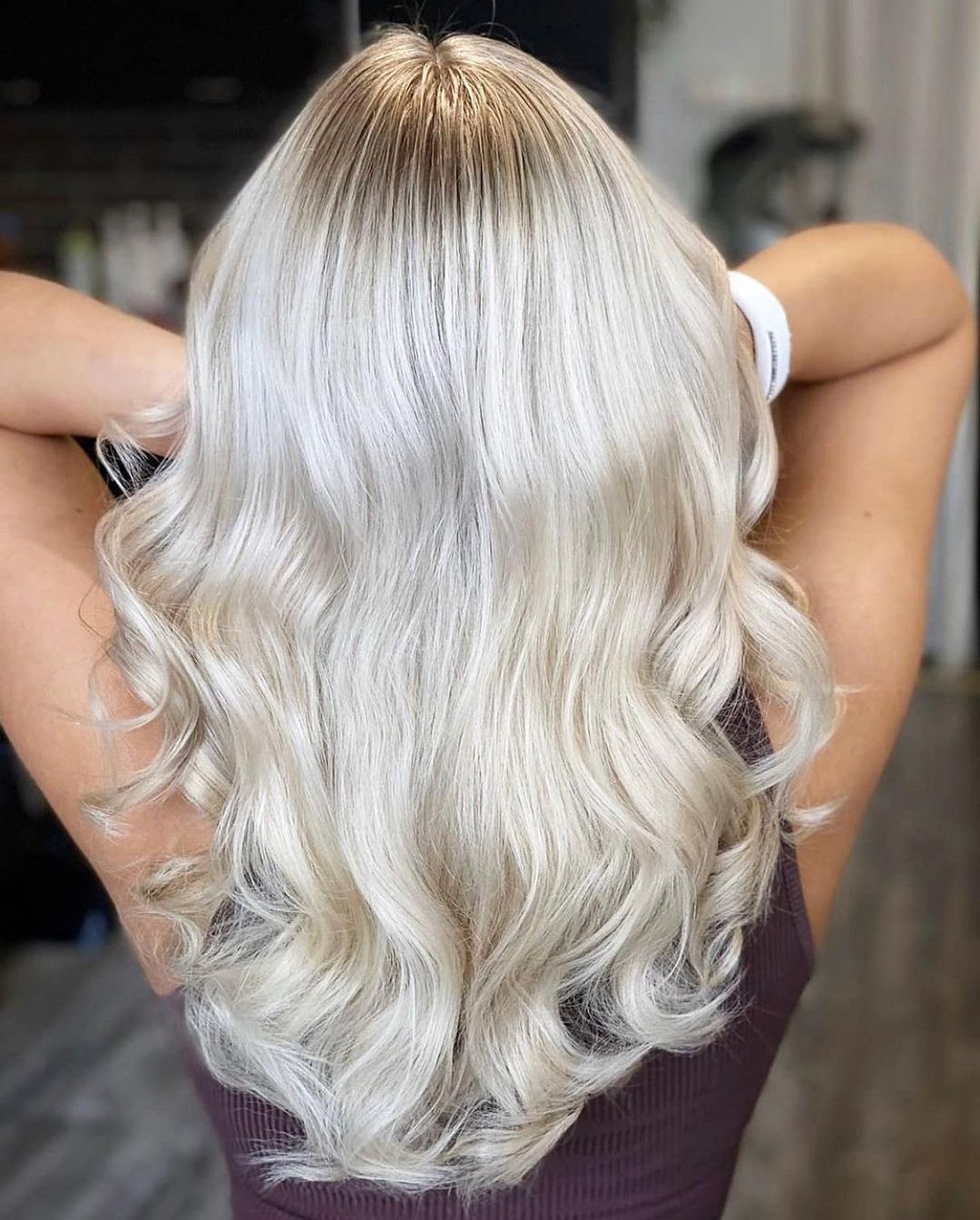 White Blonde With Root Shadow Visual Idea — Blonde Hair 2027 for Pale Skin