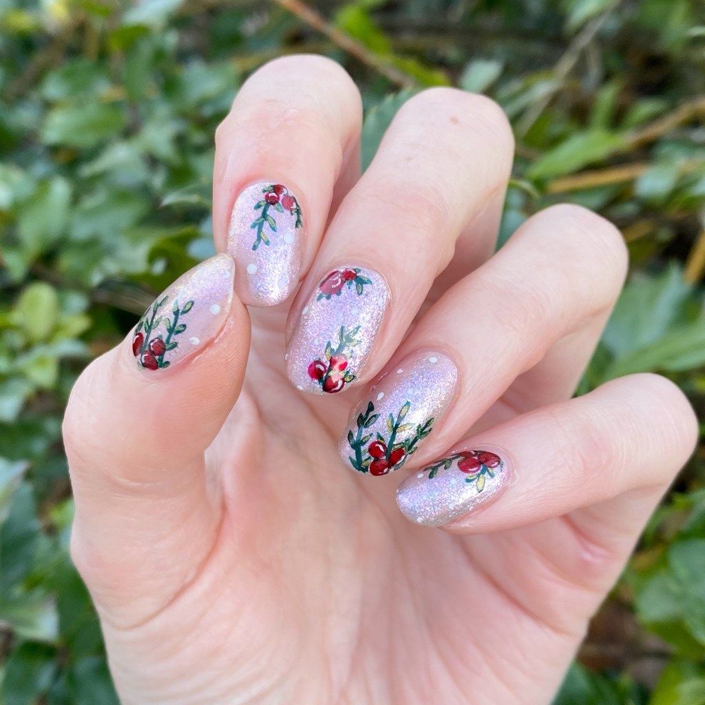 Medium Almond Glitter Pink Holly Medium Almond Glitter Pink Holly — Holly Nails 2027