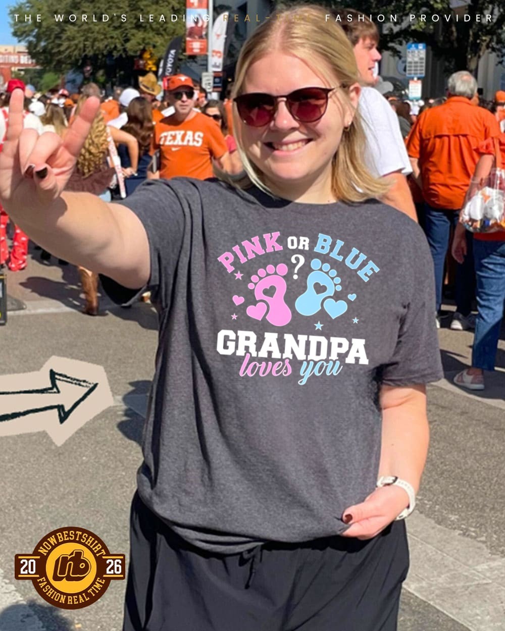 Graphic T-Shirt for a Grandpa Reveal Graphic T-Shirt for a Grandpa Reveal — Gender Reveal Outfits 2027