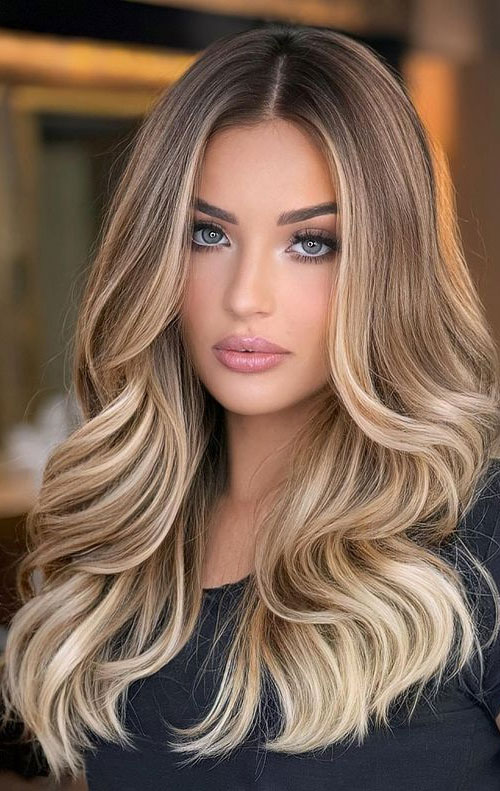 Honey Blonde Balayage on Dark Brown Honey Blonde Balayage on Dark Brown — Highlights Trends 2027