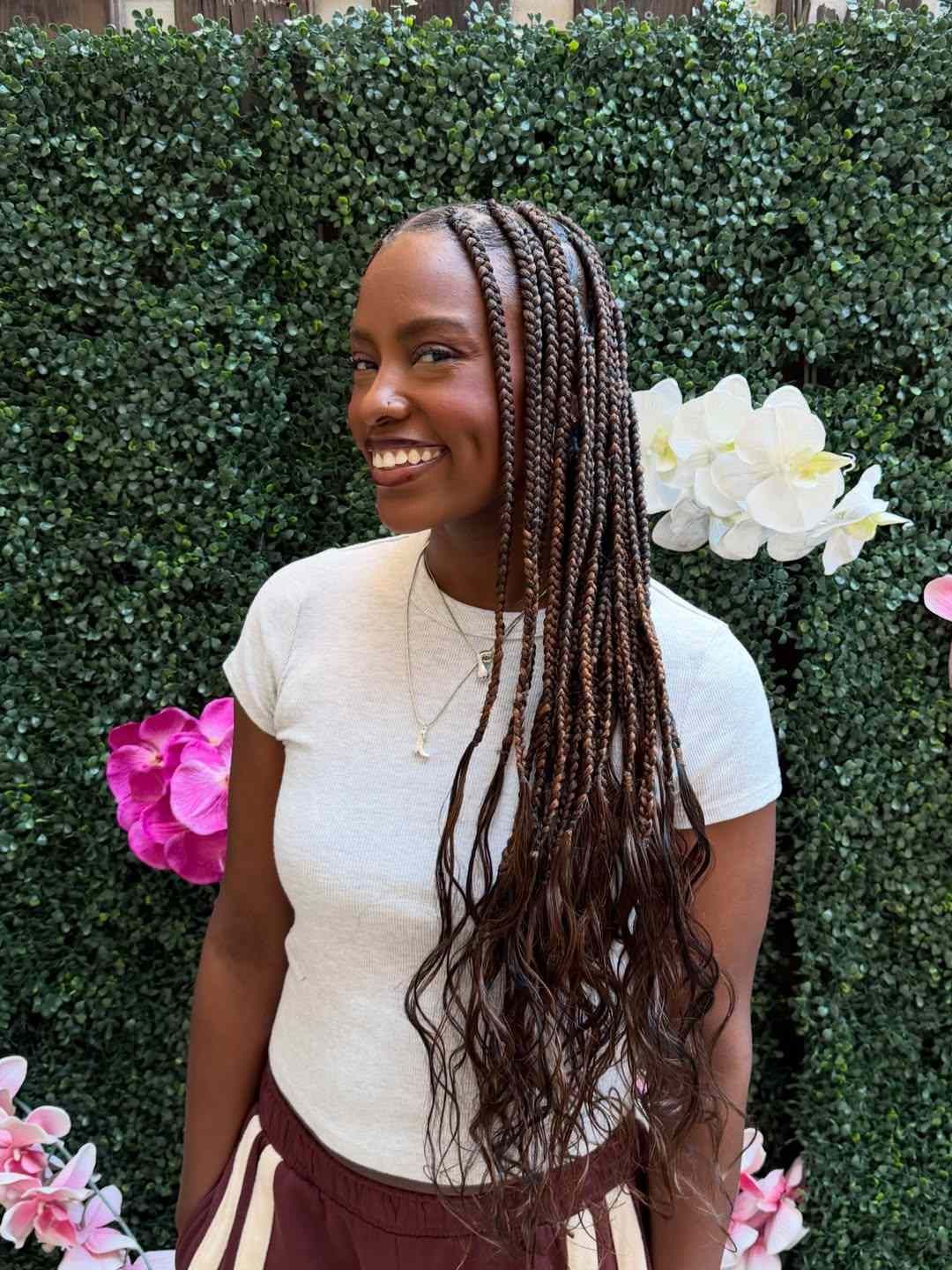 Dark Brown With Caramel Highlights Visual Idea Dark Brown With Caramel Highlights Visual Idea — Braided Hairstyles 2027 with Curls