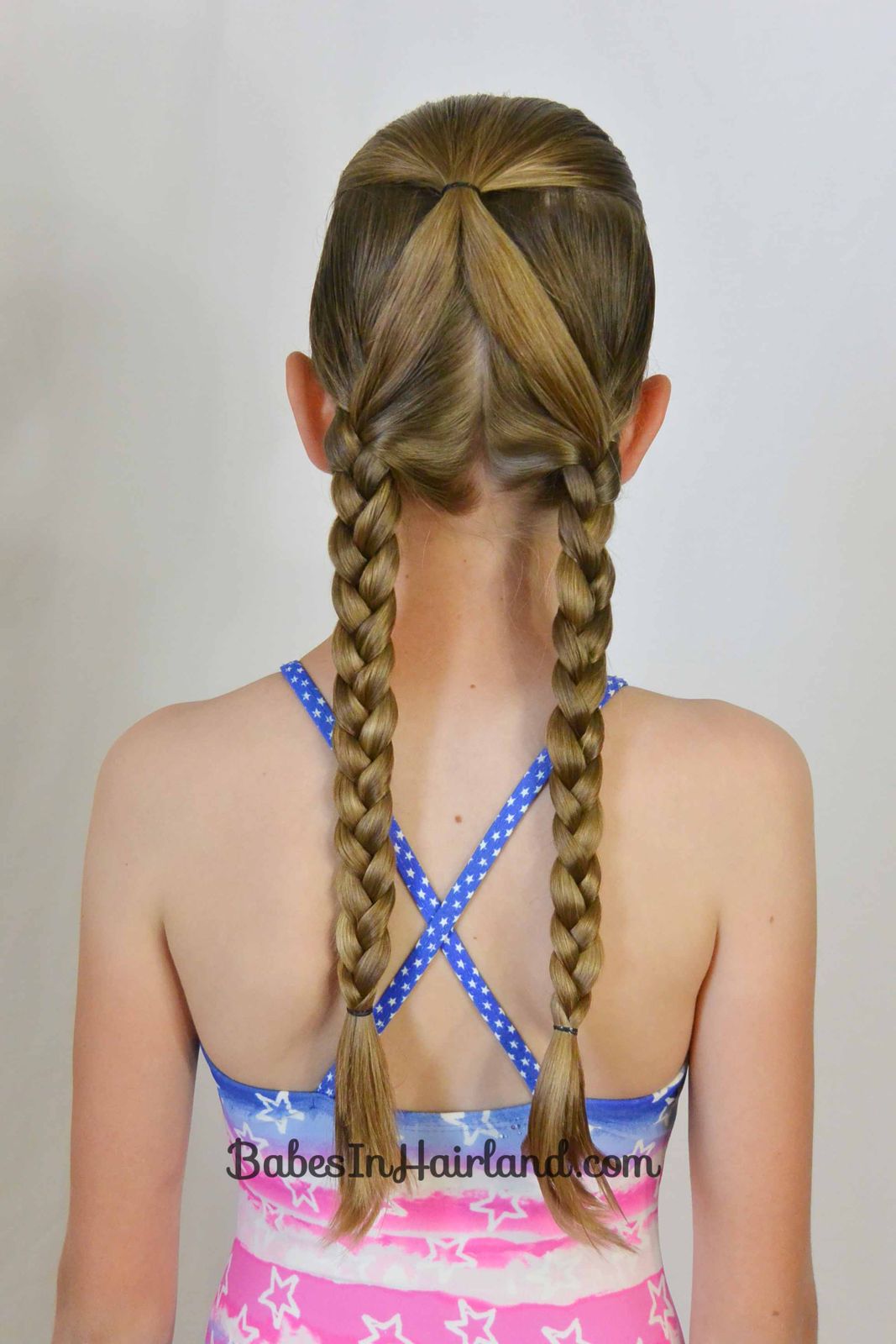 Classic French Braids — Little Girl Swim Hairstyles 2027