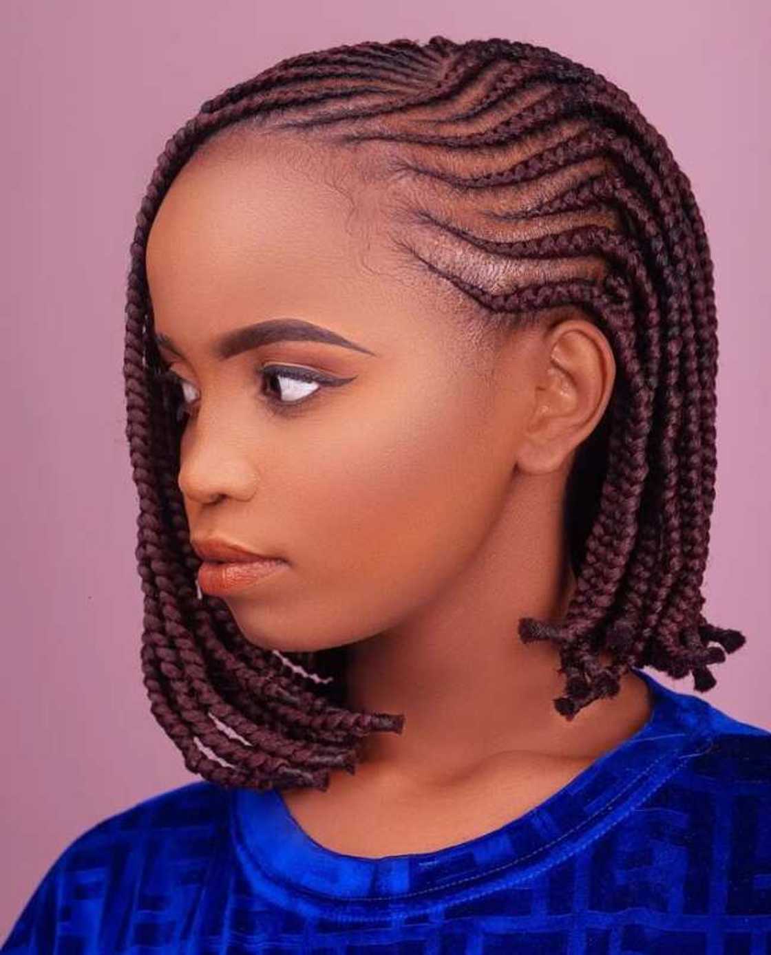 Geometric Scalp Bob With Twisted Braids — Tribal Braids 2027