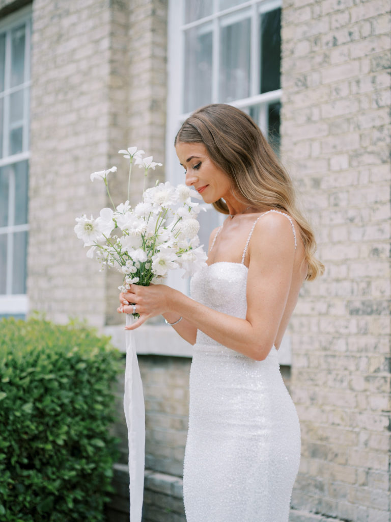 Sleek Dark Blonde Tucked Style — Bride Hairstyles 2027