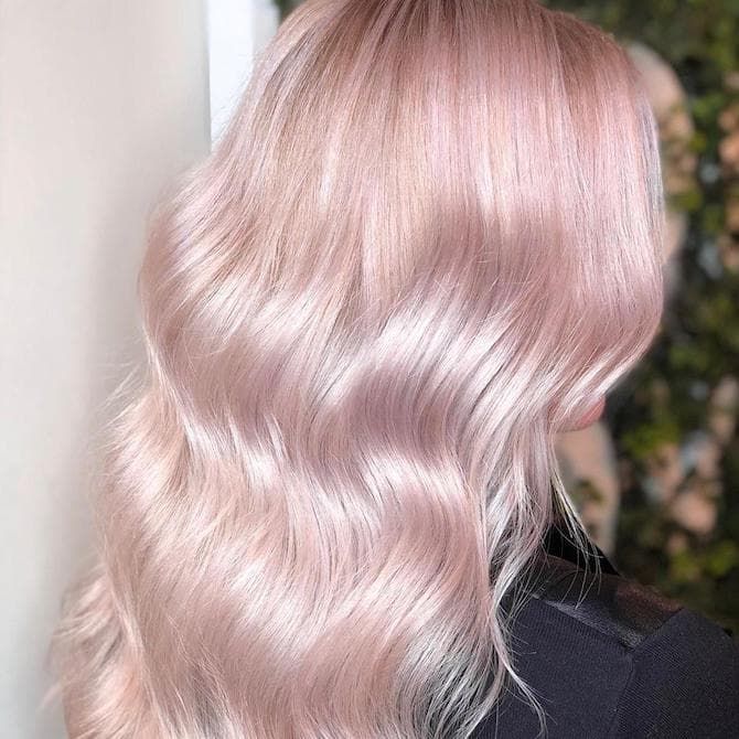 Pale Pink Hue Visual Idea Pale Pink Hue Visual Idea — Blonde 2027 with Pink Hair