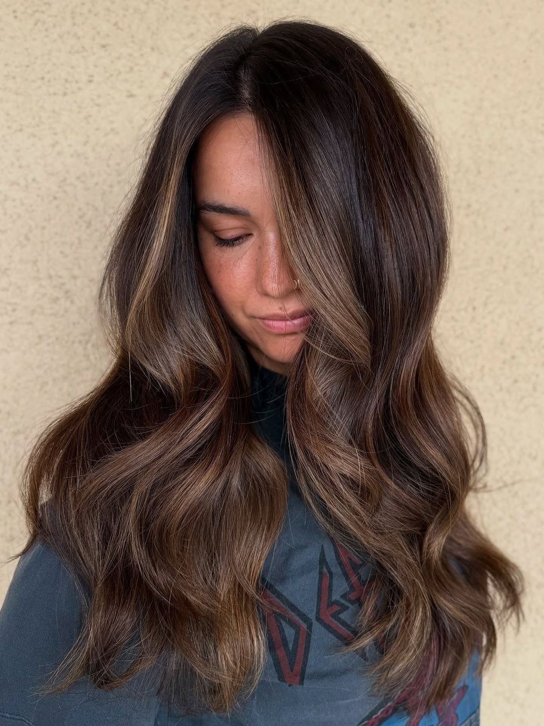 Rich Chocolate Balayage Mid-Back — Balayage on Dark Brown Hair 2027