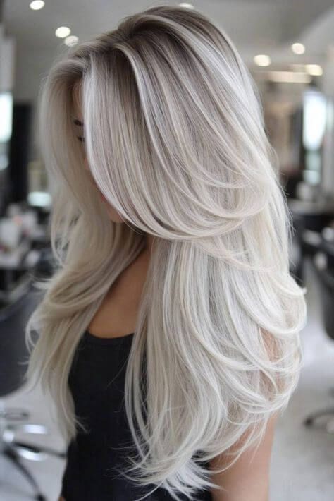 Platinum Blonde With A Root Shadow Visual Idea Platinum Blonde With A Root Shadow Visual Idea — Icy Blonde 2027