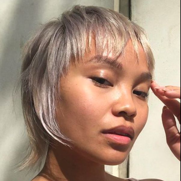 Choppy Silver Shag With Wispy Bangs — Silver Hair 2027