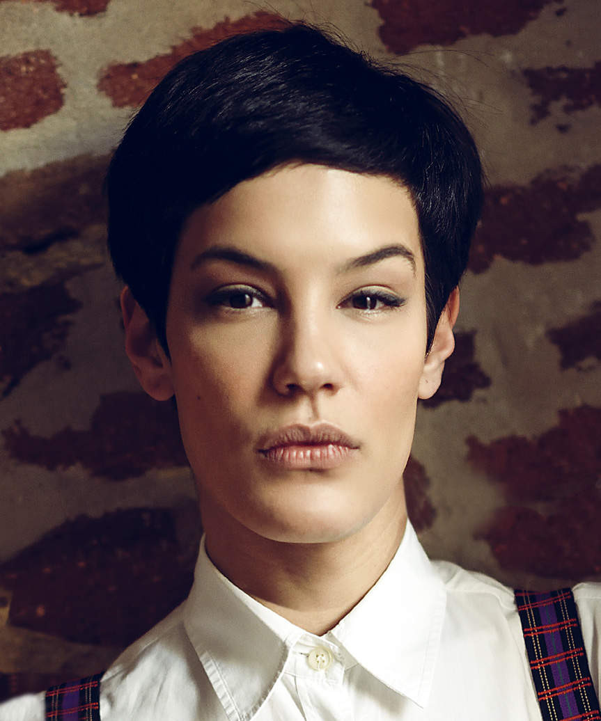 Sleek Pixie with Blunt Bangs — Pixie 2027 for Natural Hair