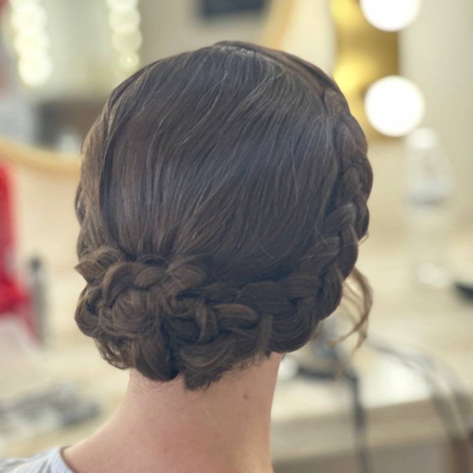Braided Crown With Loose Waves Visual Idea Braided Crown With Loose Waves Visual Idea — Boho Braided Wedding Hair 2027