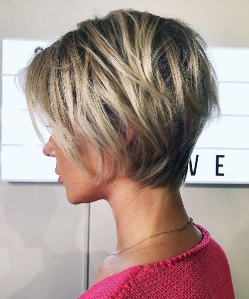 Choppy Pixie with Light Blonde Highlights Choppy Pixie with Light Blonde Highlights — Hairstyles 2027 for Fine Hair