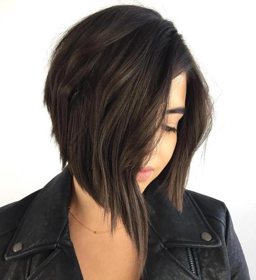 Textured Layered Shag Bob Textured Layered Shag Bob — Asymmetrical Bob 2027