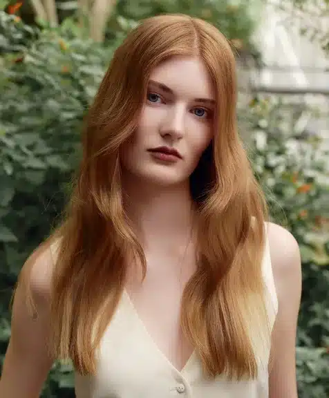 Copper With Curtain Bangs Blowout Copper With Curtain Bangs Blowout — Copper Hair 2027