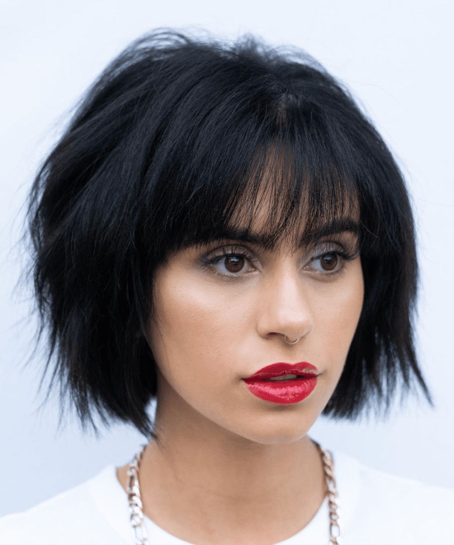 Dark Brown Textured Pixie with Side Bangs — Low Maintenance Haircuts 2027